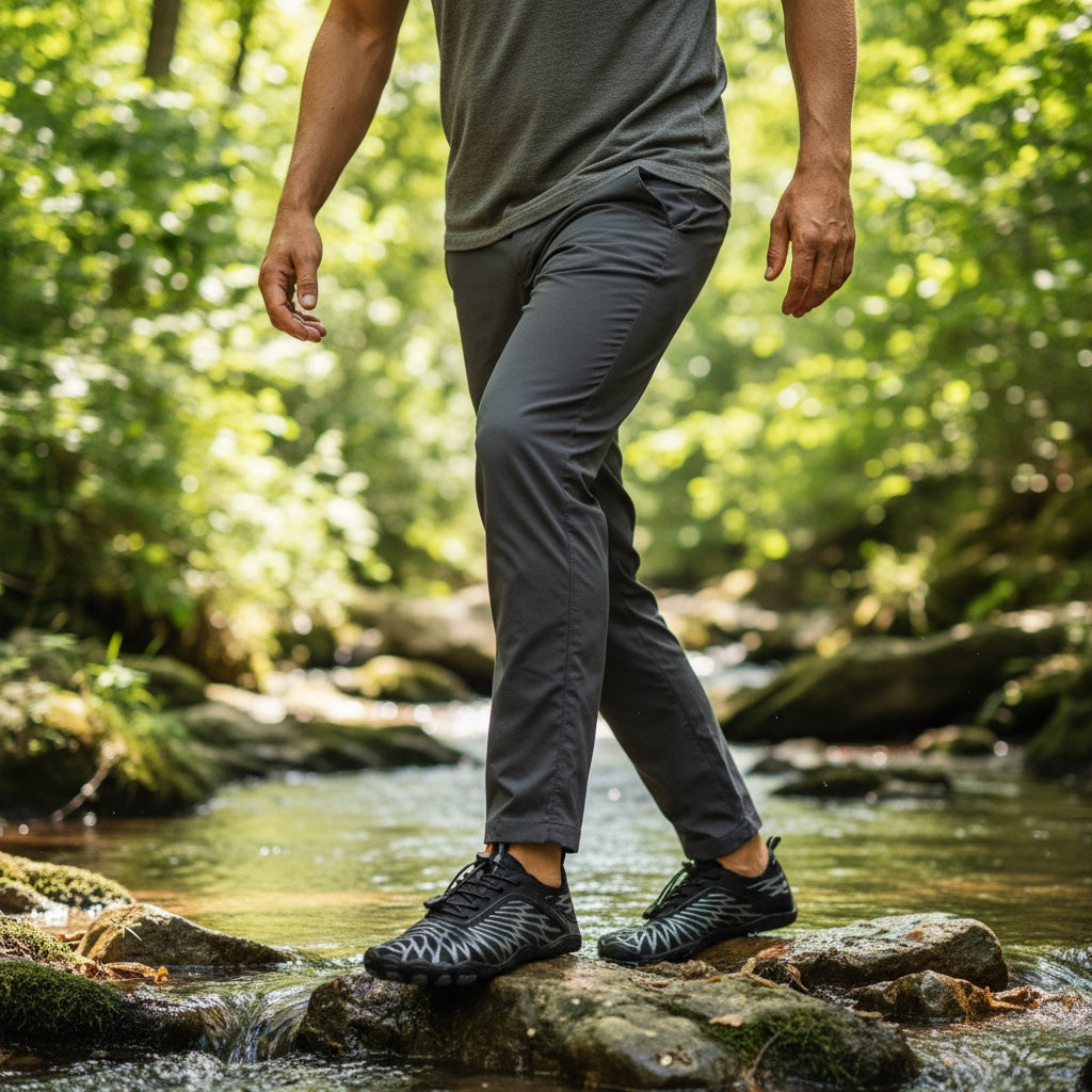 OrthoX - ergonomischer & schemrzlindernder Barfußschuh ohne Schnürsenkel