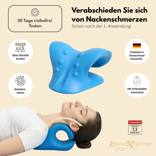 OrthoX - Nackenstrecker für verbesserte Haltung & schmerzlinderung
