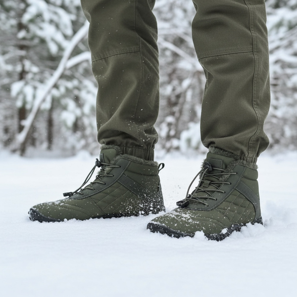 Insulating Winter Barefoot Shoe with Non-Slip Sole - FrostFit