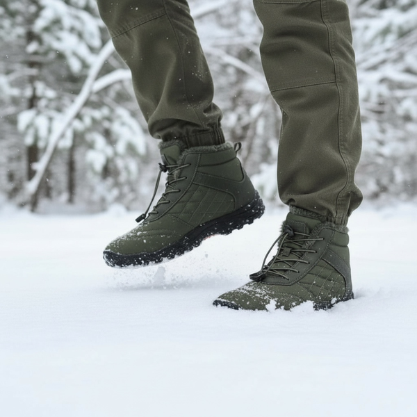 Insulating Winter Barefoot Shoe with Non-Slip Sole - FrostFit