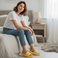 OrthoX - Orthopädische Slipper mit extra Komfort für Schmerzlinderung Im Alltag - Gelb