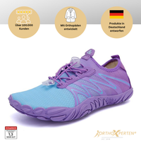 OrthoX - Rutschfeste Trail Barfußschuhe für natürliche Beweglichkeit - Lila