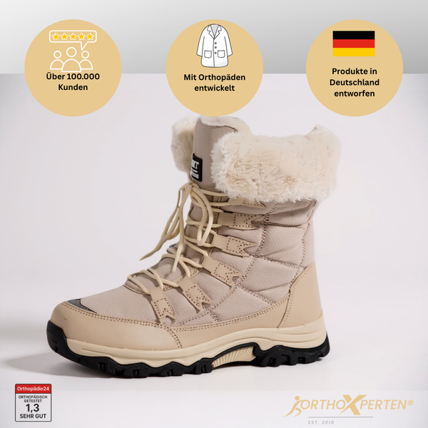 OrthoX- Schmerzlinderndende & wasserdichte Isolierte Stiefel Für den Winter