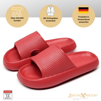 OrthoX - Orthopädische Slipper mit extra Komfort für Schmerzlinderung Im Alltag - Rot