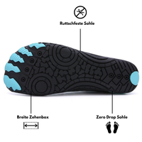 OrthoX - Rutschfeste Trail Barfußschuhe für natürliche Beweglichkeit - Blau