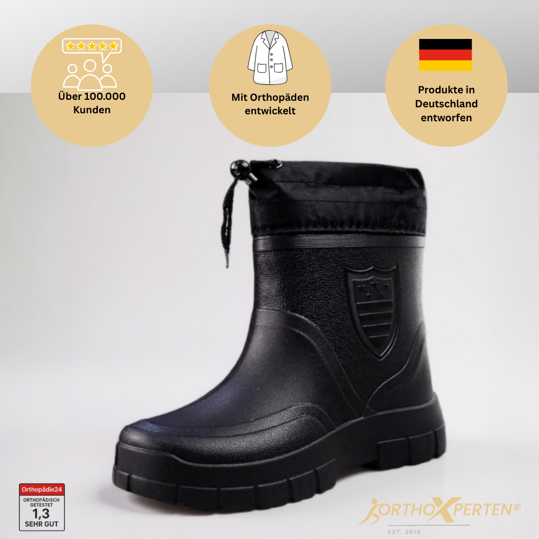 OrthoX- Thermo-Regenstiefel für ergonomisches Gehen