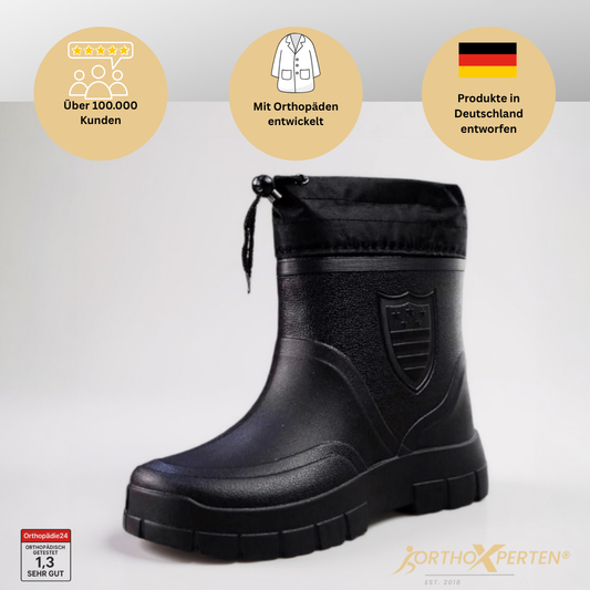 OrthoX- Thermo-Regenstiefel für ergonomisches Gehen