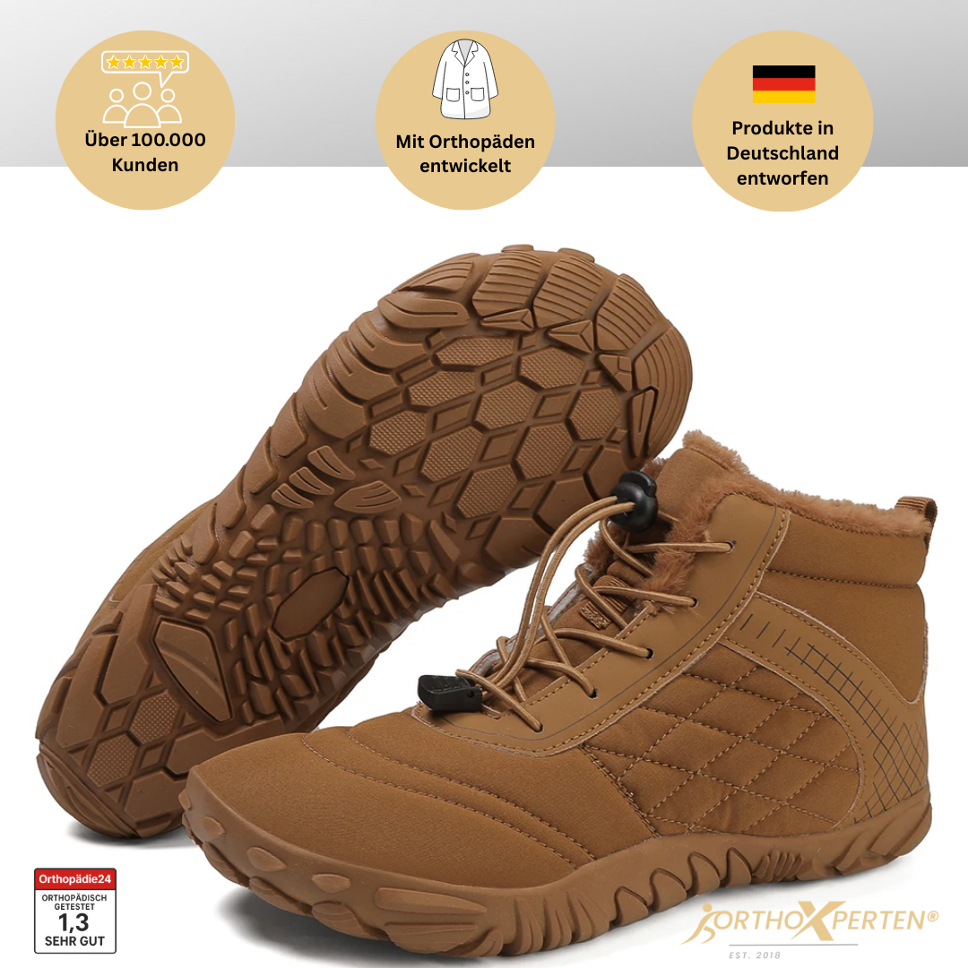 Insulating Winter Barefoot Shoe with Non-Slip Sole - FrostFit