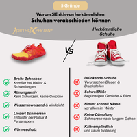 Red Yellow Trail V-Runner Pro - Universal Non-Slip Barefoot Shoes