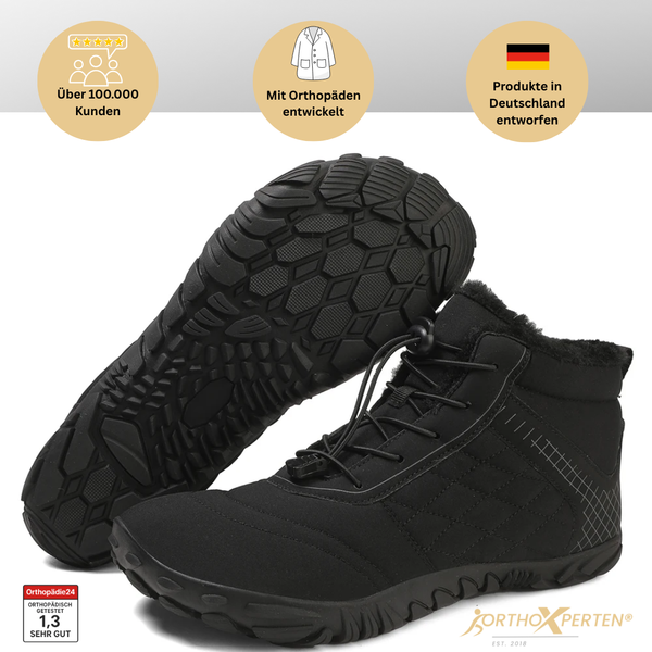 Insulating Winter Barefoot Shoe with Non-Slip Sole - FrostFit