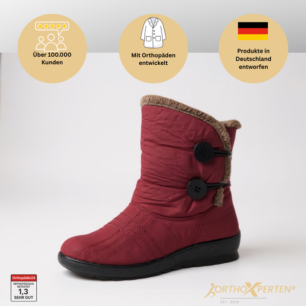 OrthoX- Damen Winterstiefel, Wasserdicht Warm Bis -20°C