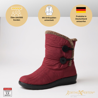 OrthoX- Damen Winterstiefel, Wasserdicht Warm Bis -20°C