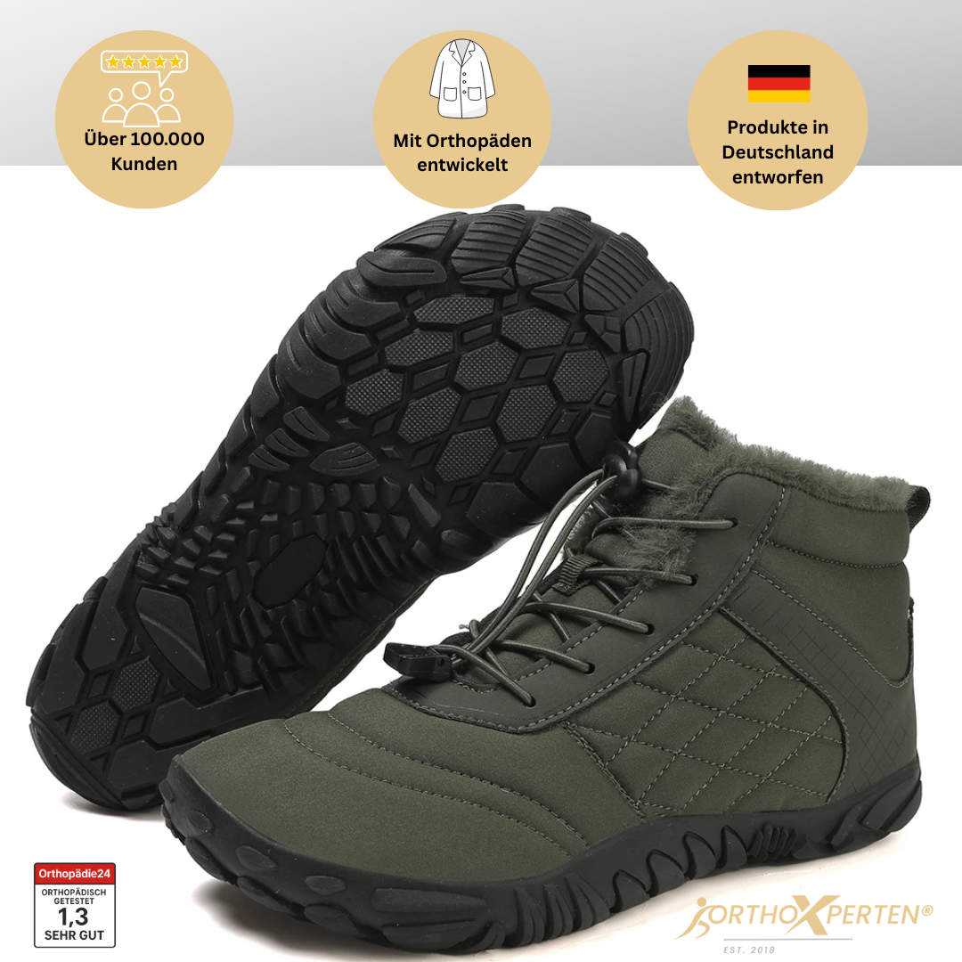 Insulating Winter Barefoot Shoe with Non-Slip Sole - FrostFit