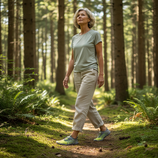 OrthoX - Rutschfeste Trail Barfußschuhe für natürliche Beweglichkeit - Grau