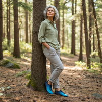 OrthoX - Rutschfeste Trail Barfußschuhe für natürliche Beweglichkeit - Blau