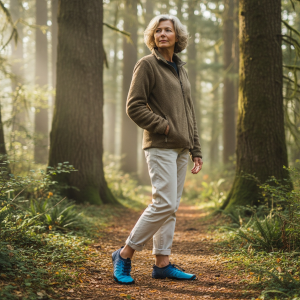 OrthoX - Rutschfeste Trail Barfußschuhe für natürliche Beweglichkeit - Dunkelblau