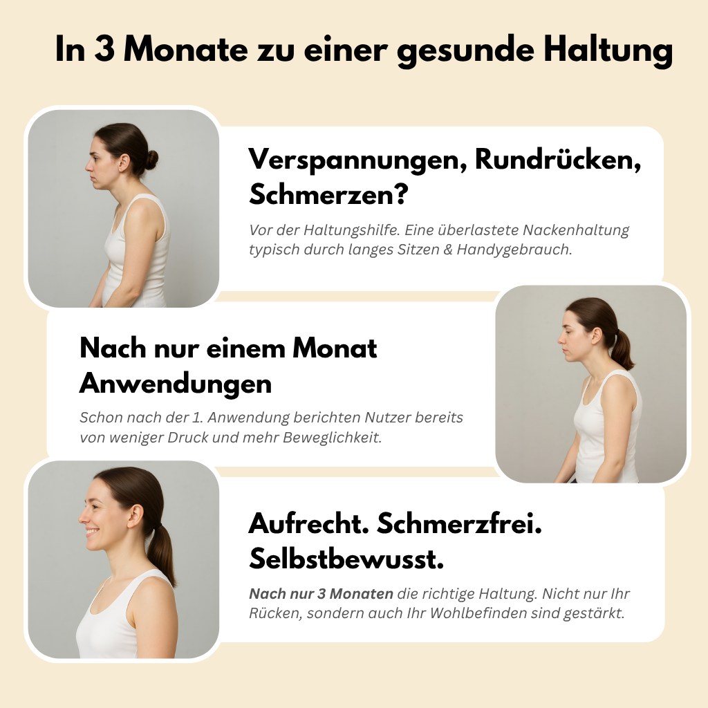 OrthoX - Haltungskorrekturgurt bei Fehlhaltung & Schmerzen