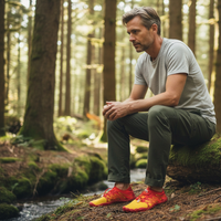 Red Yellow Trail V-Runner Pro - Universal Non-Slip Barefoot Shoes