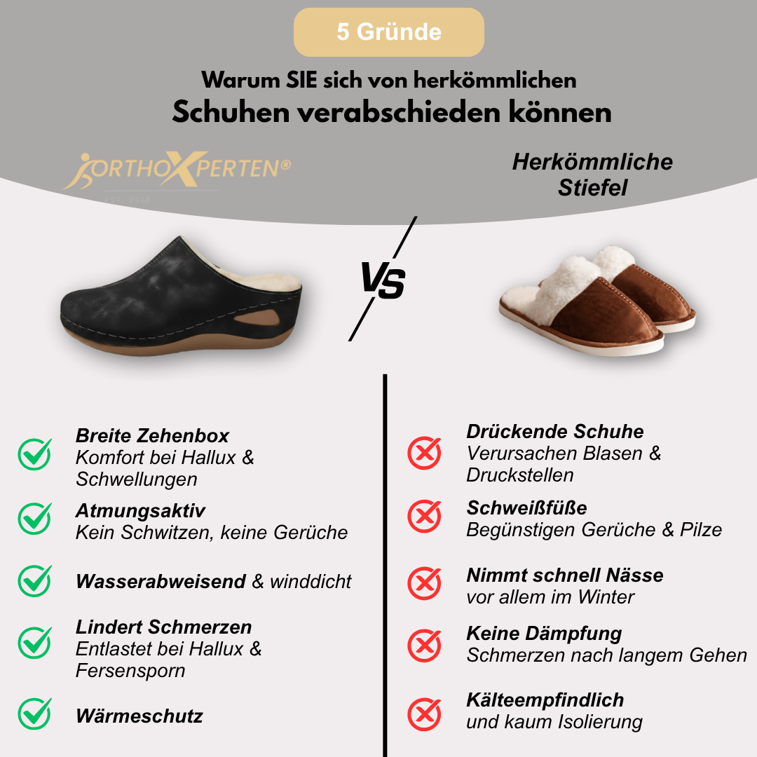 OrthoX- Ergonomische Winterslipper