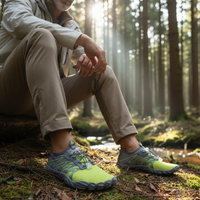 OrthoX - Rutschfeste Trail Barfußschuhe für natürliche Beweglichkeit - Grau