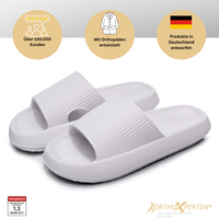 OrthoX - Orthopädische Slipper mit extra Komfort für Schmerzlinderung Im Alltag - Weiß