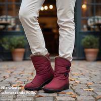 OrthoX- Damen Winterstiefel, Wasserdicht Warm Bis -20°C