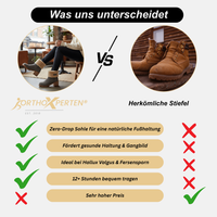 OrthoX- Ergonomische & Wasserdichte Stiefel