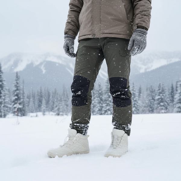 Insulating Winter Barefoot Shoe with Non-Slip Sole - FrostFit