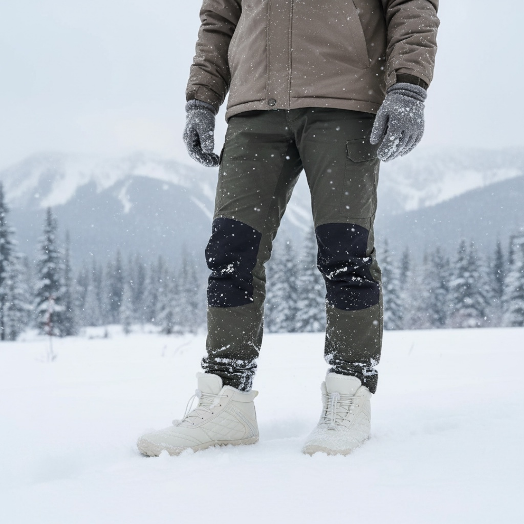 Insulating Winter Barefoot Shoe with Non-Slip Sole - FrostFit