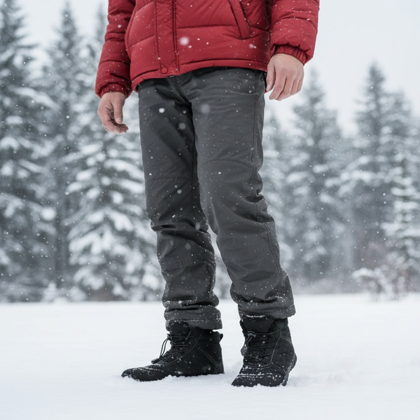 Insulating Winter Barefoot Shoe with Non-Slip Sole - FrostFit