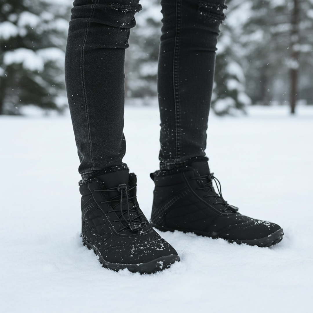 Insulating Winter Barefoot Shoe with Non-Slip Sole - FrostFit