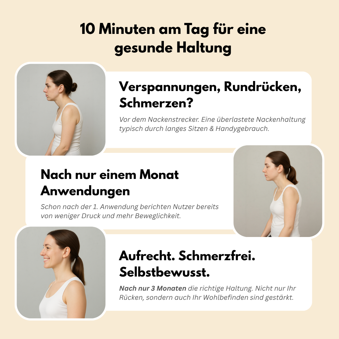 OrthoX - Nackenstrecker für verbesserte Haltung & schmerzlinderung