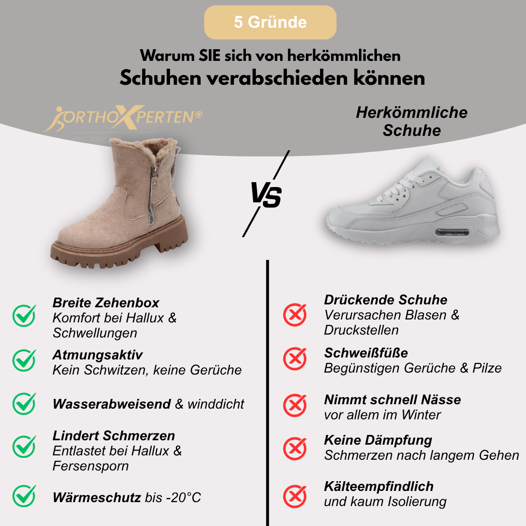 OrthoX - ergonomische & schmerzlindernde Winterboots
