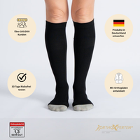 OrthoX - Kompressionssocken für Schmerzfreiheit und Komfort - Schwarz Weiß