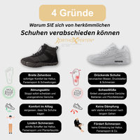 OrthoX - Schmerzlindernde und wasserabweisende Barfußschuhe für den Winter
