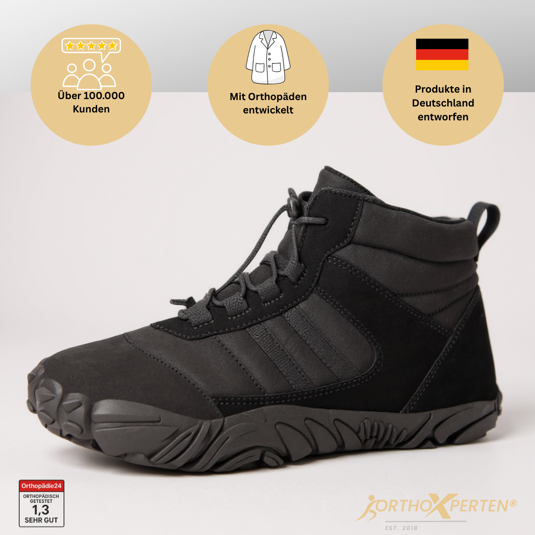 OrthoX - Schmerzlindernde und wasserabweisende Barfußschuhe für den Winter