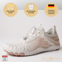OrthoX - ergonomischer & schemrzlindernder Barfußschuh ohne Schnürsenkel