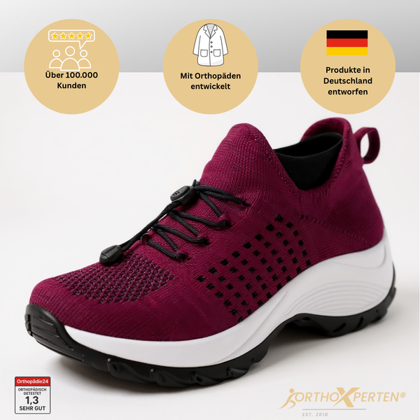 OrthoX- ergonomischer schmerzlindernder Alltagsschuh ohne Schnürsenkel