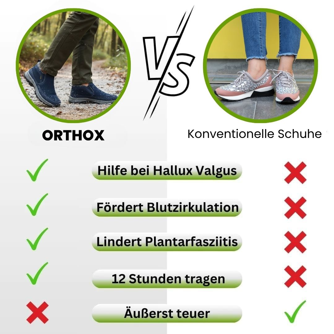 OrthoX- Ergonomische & wasserdichte Rutschfeste Schuhe für den Winter