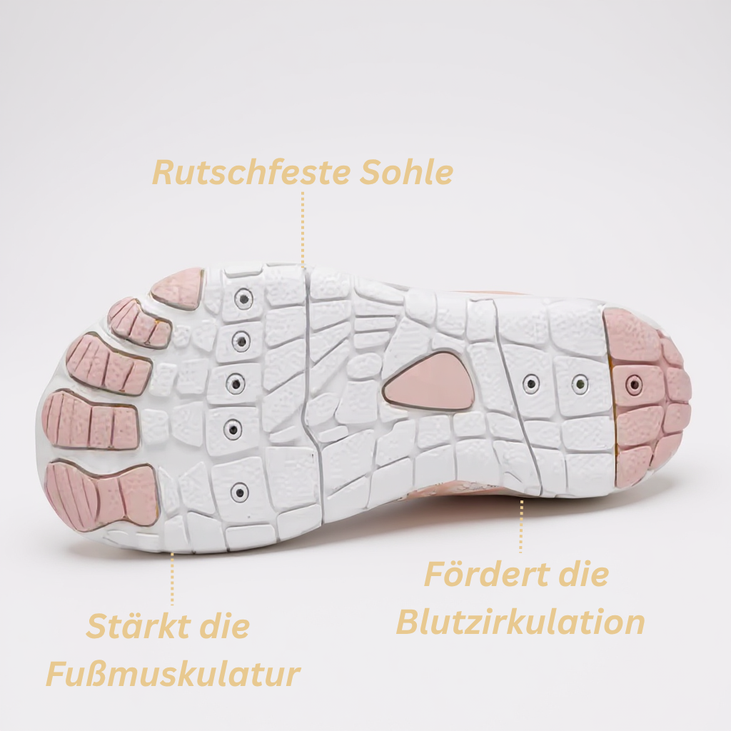 OrthoX - ergonomischer & schemrzlindernder Barfußschuh ohne Schnürsenkel
