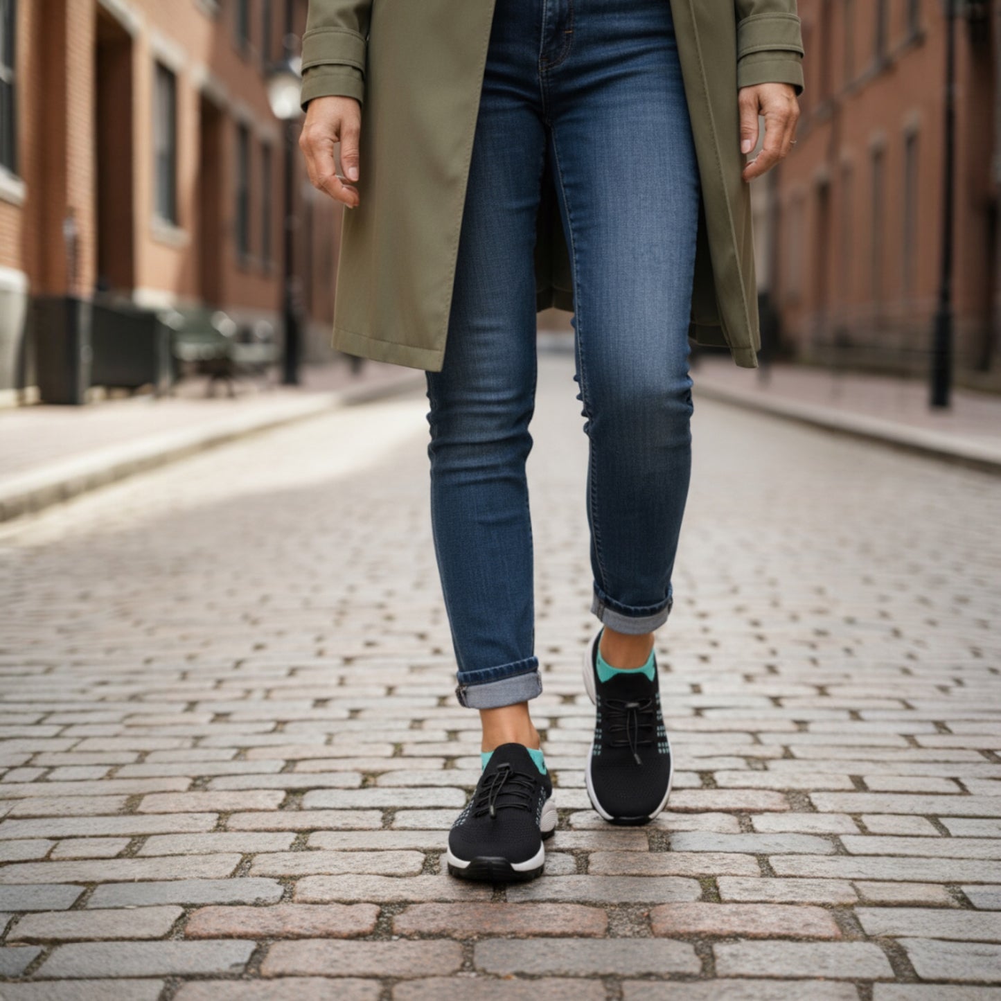 OrthoX- ergonomischer schmerzlindernder Alltagsschuh ohne Schnürsenkel