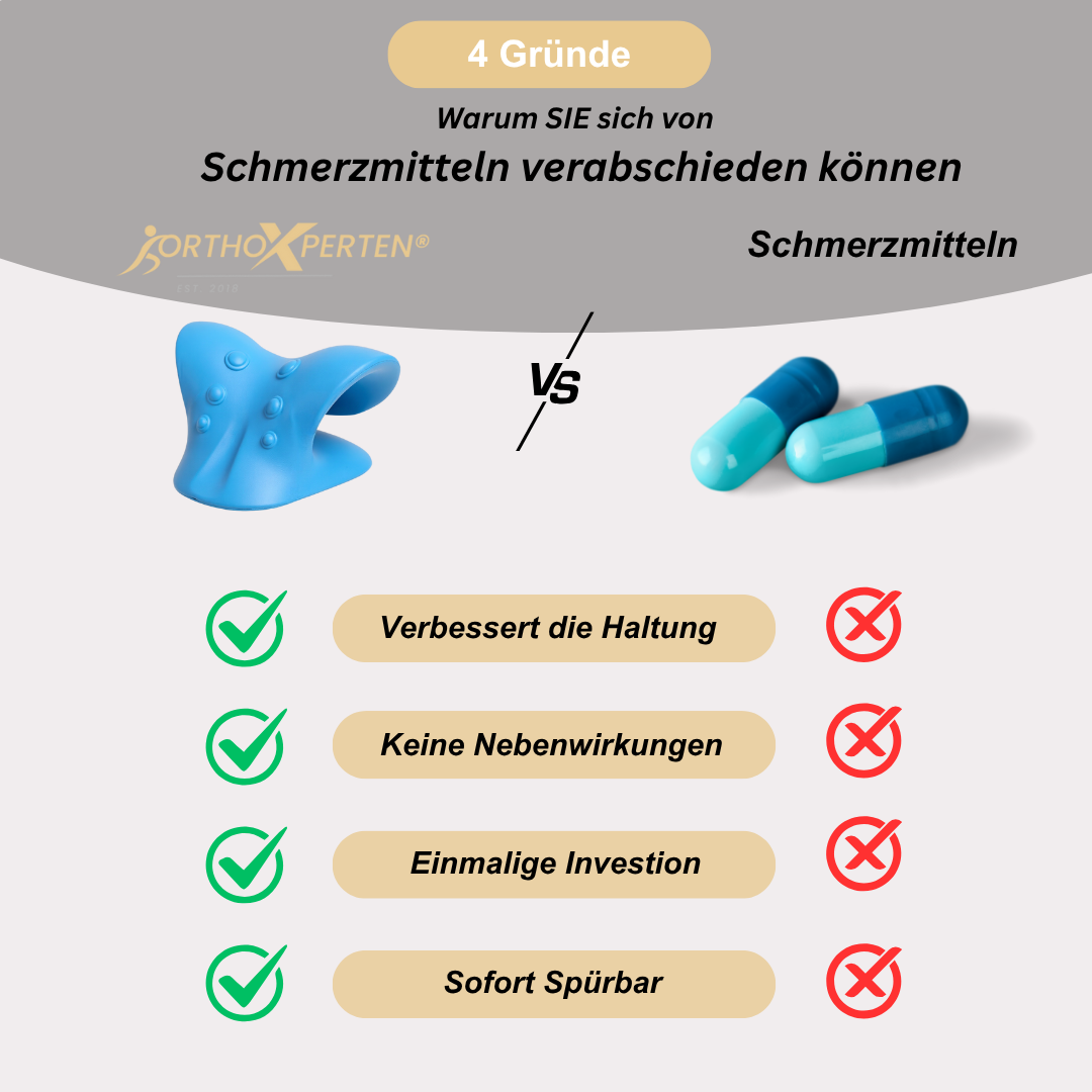 OrthoX - Nackenstrecker für verbesserte Haltung & schmerzlinderung