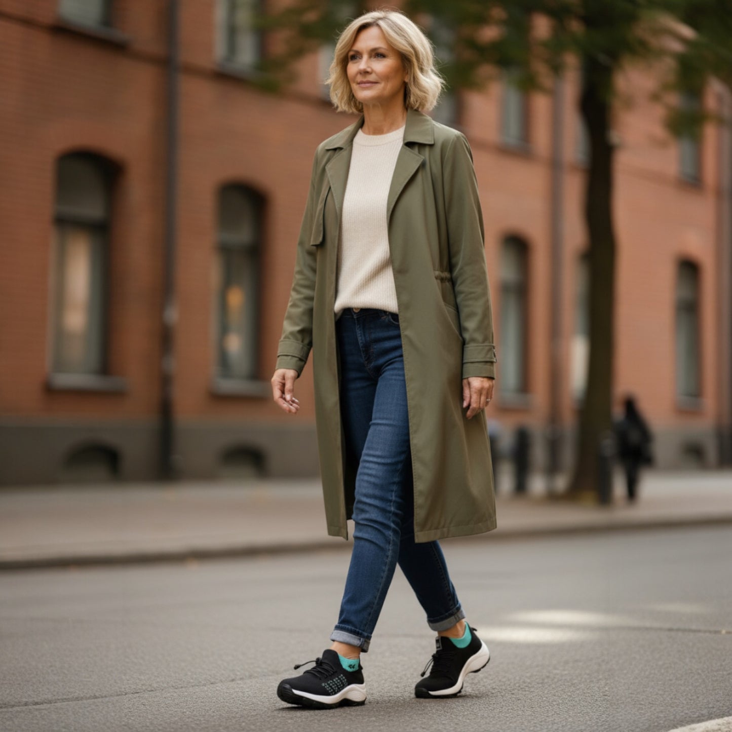 OrthoX- ergonomischer schmerzlindernder Alltagsschuh ohne Schnürsenkel