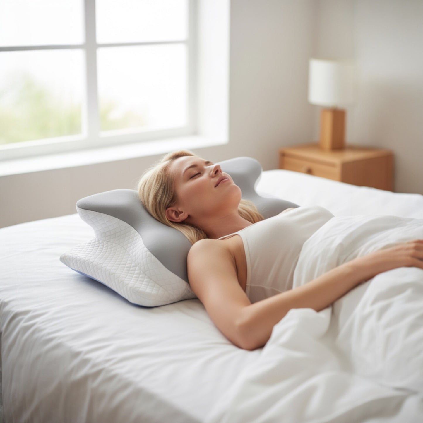 Morgenglück-ergonomisches Kissen für einen schmerzfreien Schlaf