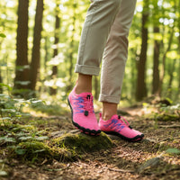 OrthoX - Rutschfeste Trail Barfußschuhe für natürliche Beweglichkeit - Rosa