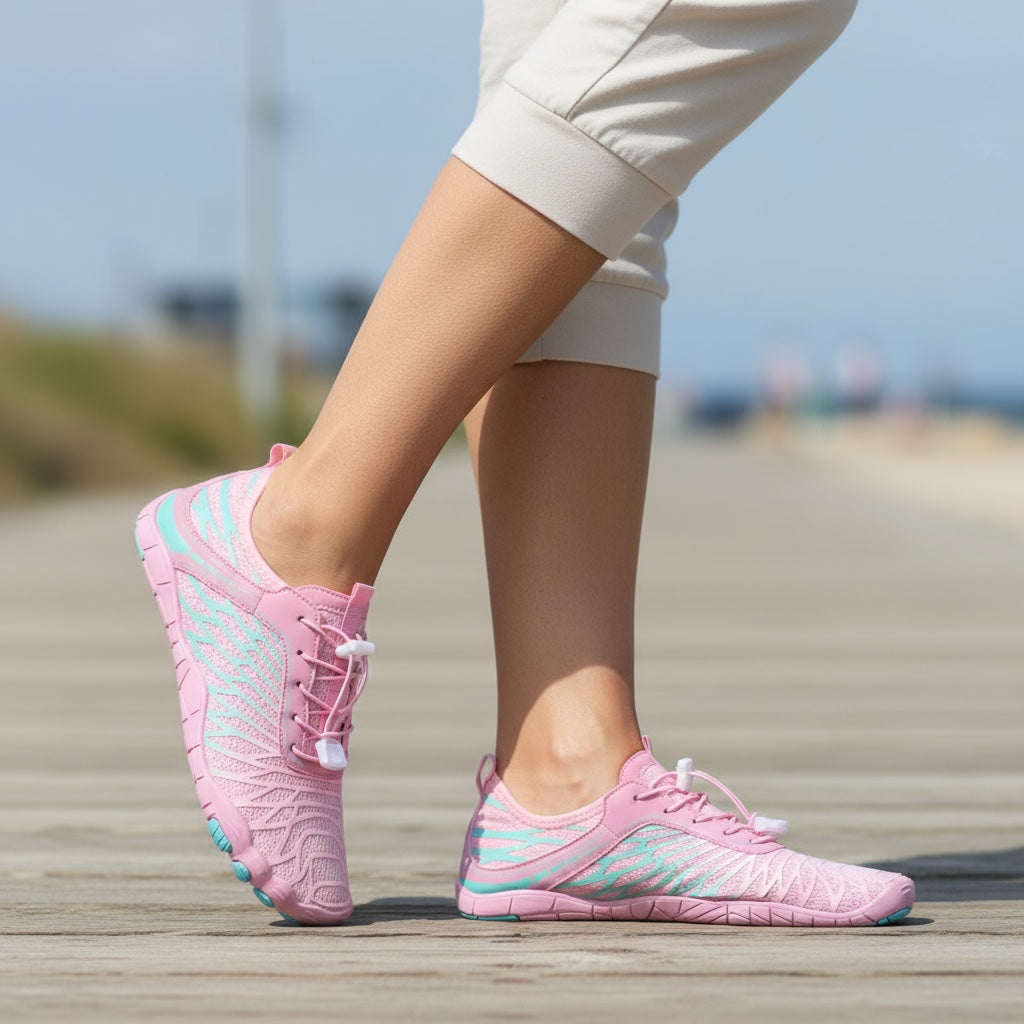 OrthoX - ergonomischer & schemrzlindernder Barfußschuh ohne Schnürsenkel