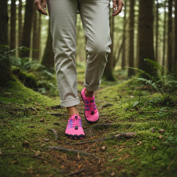 OrthoX - Rutschfeste Trail Barfußschuhe für natürliche Beweglichkeit - Rosa